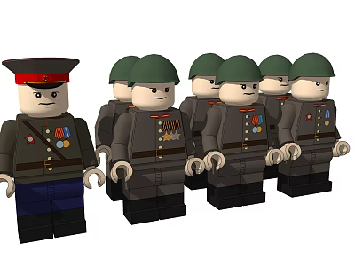 Modern Toys Building Blocks Toys 3d model