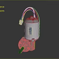Futuristic Electric Motor With Edrive Technology And Colorful Wires In Sci Fi Machinery