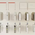 Different Types Of Security Access Control Gates With Face Recognition System