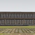 Modern Sales Office Building Sales Department Public Building Rural Architecture Net Red Book Bar Restaurant Net Red Tea Room 3d model