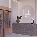 Clothing Storefront with Modern Glass Facade Stylish Mannequins Displaying Fashion Apparel