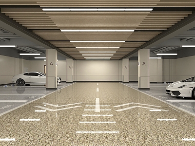 Parking Underground Parking Garage Underground Parking Garage 3d model