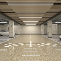 Parking Underground Parking Garage Underground Parking Garage 3d model