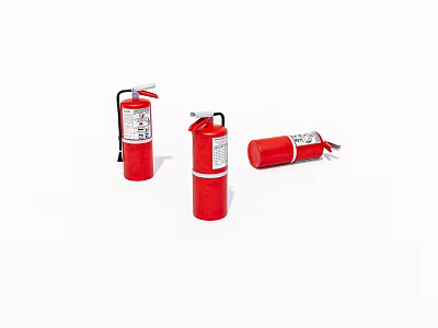 Fire extinguisher 3d model