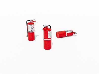 Fire extinguisher 3d model