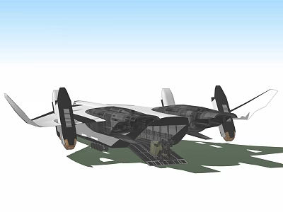 Sleek Modern Fighter Jet 3D Model With Aerodynamic Wing Structure And Engine Parts 3d model