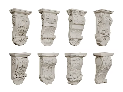 French stigma carved stigma Roman stigma gypsum stigma 3d model