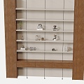 Modern Decorative Cabinet Bookcase 3d model