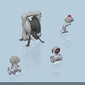 Different Types of Industrial Valves with Various Controls and Designs