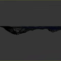Detailed 3D Terrain Model Showcasing Mountainous Landscape With Snow Covered Areas And Textured Surface