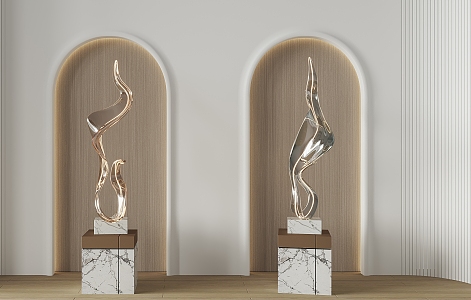 Modern Sculpture Ornaments 3d model