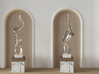 Modern Sculpture Ornaments 3d model