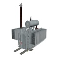 Main transformer transformer substation 220kv 500kv 3d model