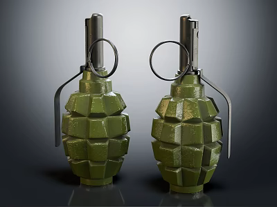 modern grenade grenade grenade 3d model