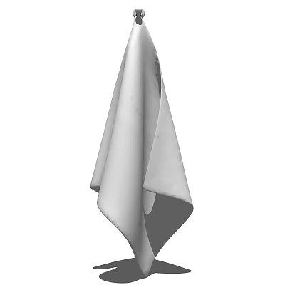 High Quality Soft Cotton Towel with Folded Design for Bathroom and Kitchen Use 3d model