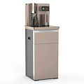 Modern Sleek Standing Water Dispenser with Storage Cabinet for Daily Home Use