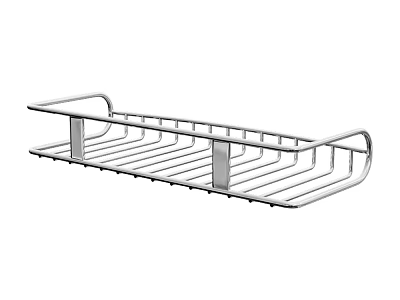 Stainless Steel Bathroom Shower Caddy Storage Rack for Daily Washing Supplies Organization 3d model