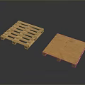 Sturdy Wooden Block and Flat Deck Pallets as Industrial Material Handling Equipment for Logistics
