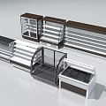 Commercial Refrigerators And Freezers With Various Designs Glass Doors And Multiple Shelves For Store