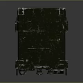 Old-fashioned Electronic Device With Industrial Design Metal Casing Multiple Knobs And Ports