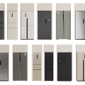 Display of Various Refrigerators and Freezers with Different Styles and Colors