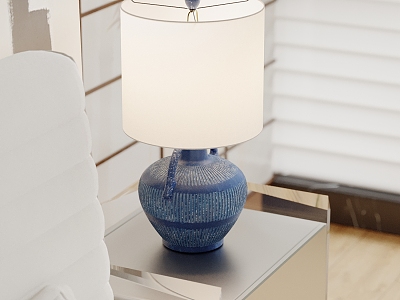 Table lamp table lamp side model