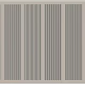Modern Wainscoting Panels With Various Vertical Groove Patterns For Interior Design