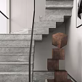 Modern Staircase Device 3d model