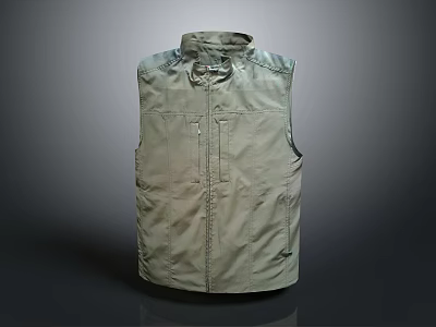 Modern waistcoat waistcoat clothing 3d model