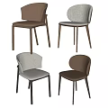 Modern Leisure Chair Designs With Upholstered Seats And Wooden Legs