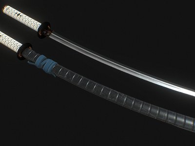 Weapon Samurai Swords model