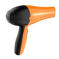 Two Orange And Black Hairdryers Daily Electrical Appliance With Practical Design