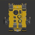 missile car sci-fi car sci-fi armored car sci-fi chariot 3d model