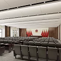 Modern Lecture Hall 3d model