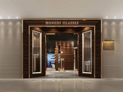 Light Luxury Glasses Shop 3d model