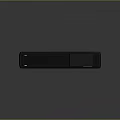 Office Supplies Stapler Black Modern Design With Metal Components And Reflective Base
