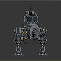 Modern Robot Mech Warrior Mech Soldier Machine Battlearm Mechanical Battlearm 3d model