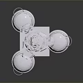 detector mine detector metal detector sci-fi detector futuristic detector concept detector 3d model