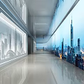 Science and Technology Exhibition Hall 3d model