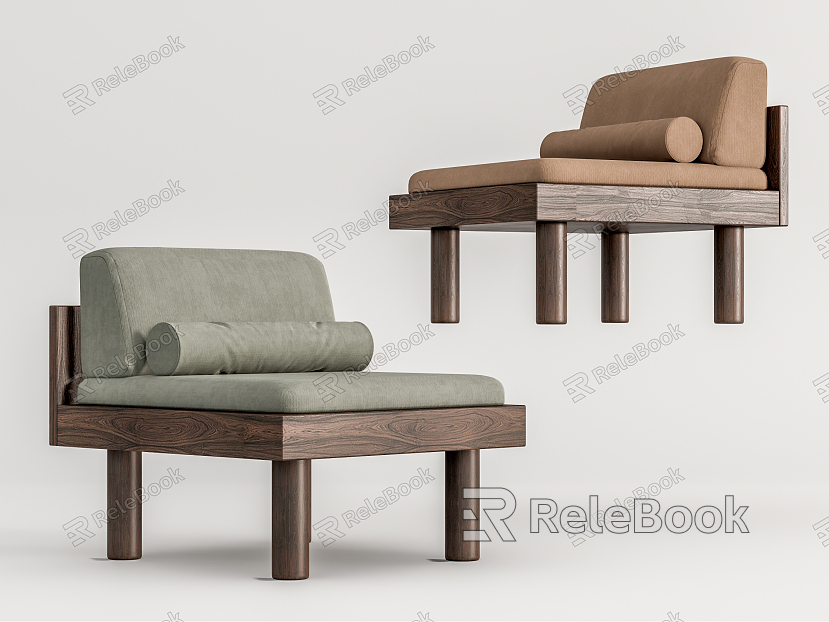 Modern Single Sofa Leisure Chair model