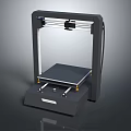 Modern printer three-axis printer CNC printer machining center CNC system computer gong CNC machine tool 3d model