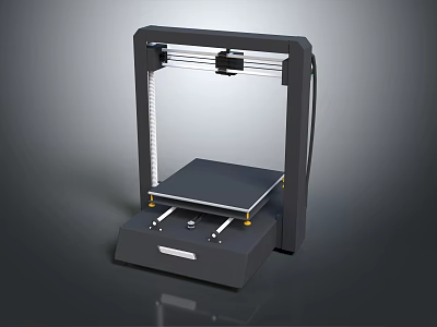 Office Appliance 3D Printer With Compact Desktop Design For Efficient Office Use 3d model