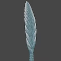 Game Movie Mythical Character With Blue Spiral Coiled Tentacle Design