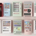 Vending Machine Automatic Beverage Machine Vending Machine 3d model