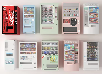 Vending Machine Automatic Beverage Machine Vending Machine 3d model