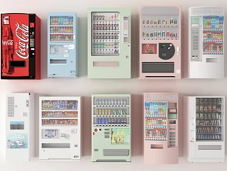 Vending Machine Automatic Beverage Machine Vending Machine 3d model