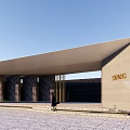 Modern Gate Simple Entrance Gate 3d model