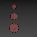Round Wooden Handles with Various Colors and Styles for Furniture Decoration
