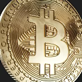 Golden And Silver Bitcoin Coins Decorative Ornament Set For Home Decor