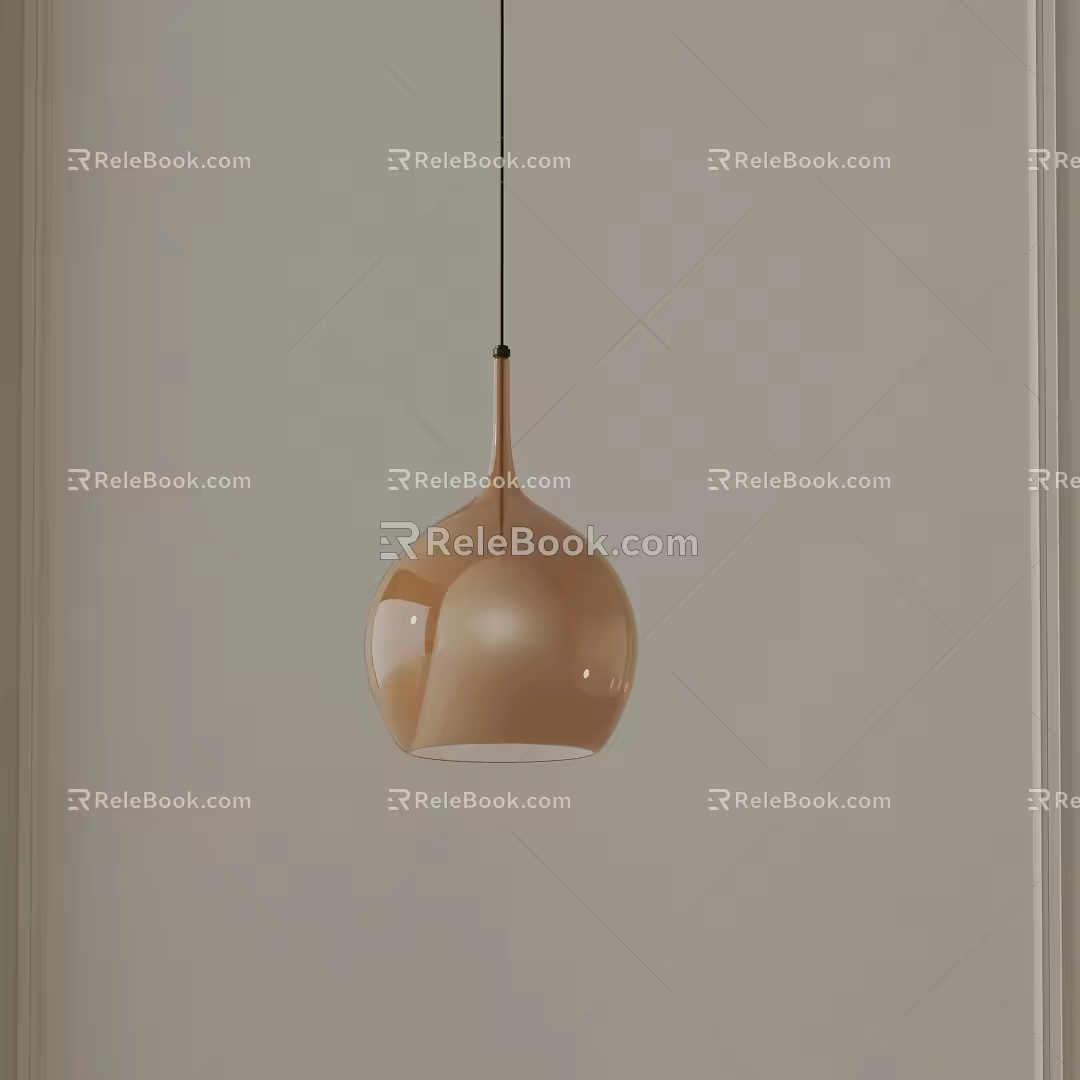 Modern chandelier 3d model